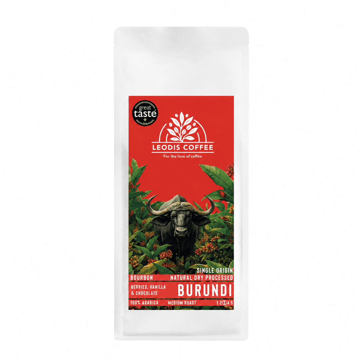 100% Arabica Burundi, single origin natural process coffee beans leeds roastery wholesale high altitude