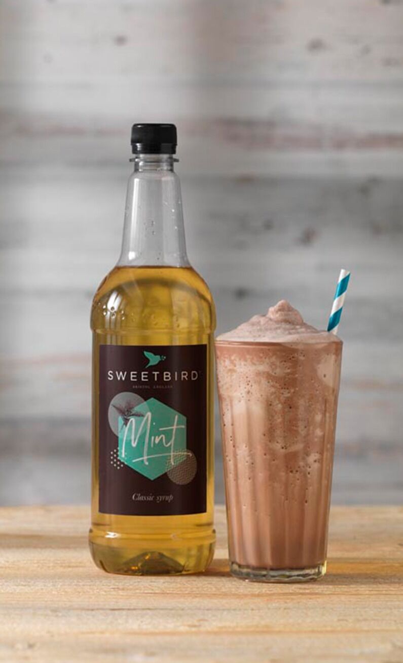 Sweetbird Mint Vegan Syrup-1L - Image 3